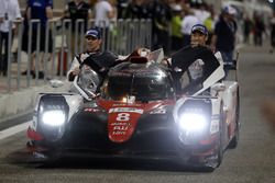 Race winners #8 Toyota Gazoo Racing Toyota TS050-Hybrid: Sebastien Buemi, Anthony Davidson, Kazuki Nakajima