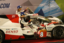 Race winners #8 Toyota Gazoo Racing Toyota TS050-Hybrid: Sebastien Buemi, Anthony Davidson, Kazuki N