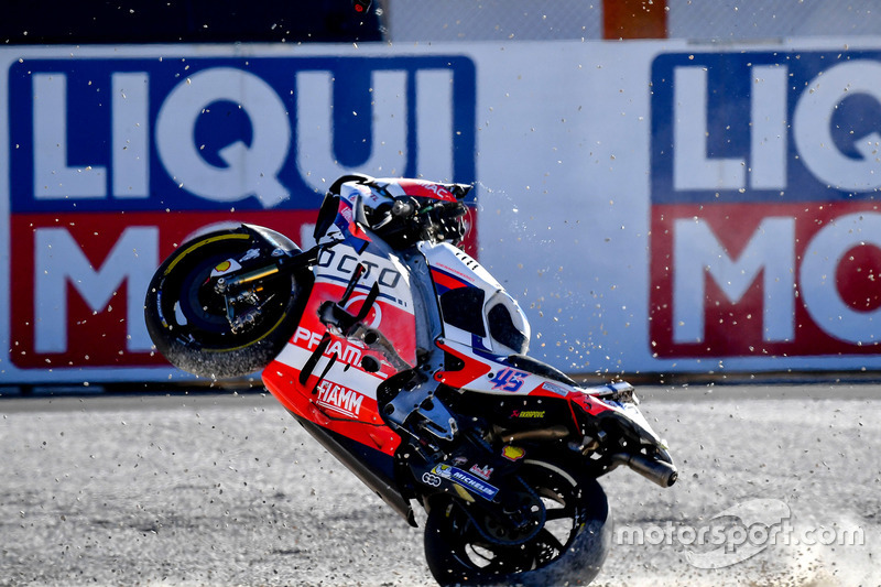 Sturz: Scott Redding, Pramac Racing