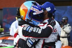 Winners Fernando Alonso, Kazuki Nakajima, Toyota Gazoo Racing