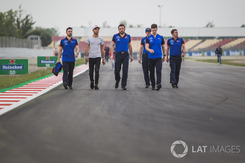 Pályabejárás - F1 2018 - Barcelona - csütörtök
