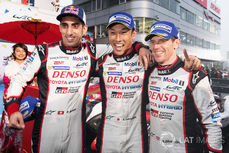 Race winners #8 Toyota Gazoo Racing Toyota TS050 Hybrid: Anthony Davidson, Sébastien Buemi, Kazuki Nakajima