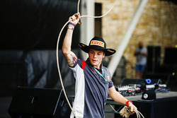 Santino Ferrucci, Haas F1 Team, essaie le Lasso
