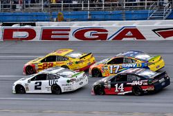 Brad Keselowski, Team Penske Ford, Joey Logano, Team Penske Ford, Ricky Stenhouse Jr., Roush Fenway Racing Ford, and Clint Bowyer, Stewart-Haas Racing Ford