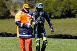 Nicolo Bulega, Sky Racing Team VR46 crash