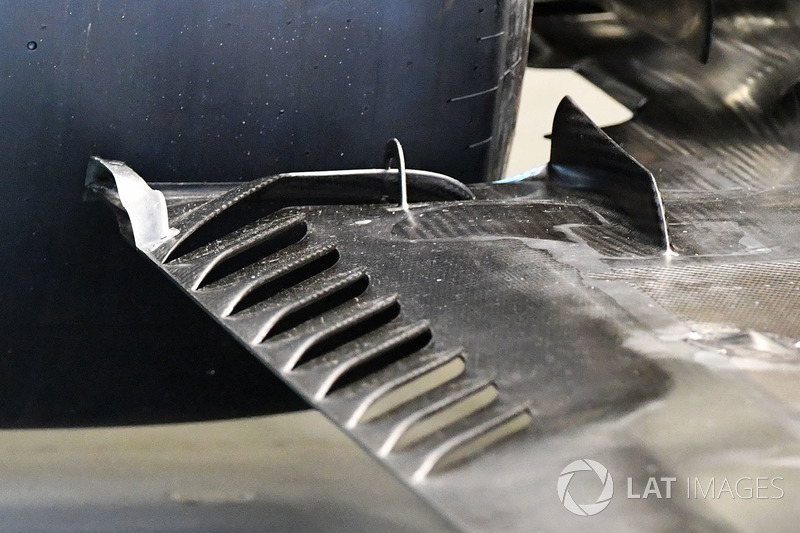 Mercedes-AMG F1 W09 EQ Power detalle del piso trasero
