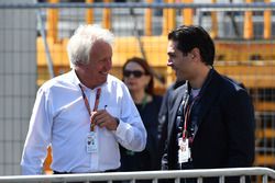 Charlie Whiting, FIA Delegate en Arif Rahimov, Baku Street Circuit Promoter