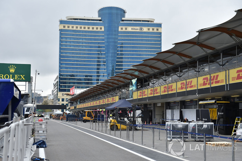 Pit lane
