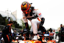Stoffel Vandoorne, McLaren, op de grid