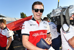Sauber lors de la course de radeaux