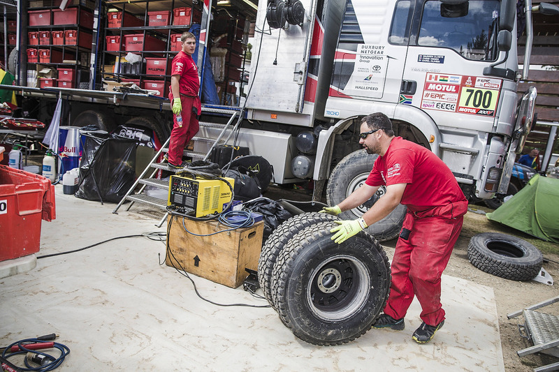 Toyota Gazoo Racing en el vivac