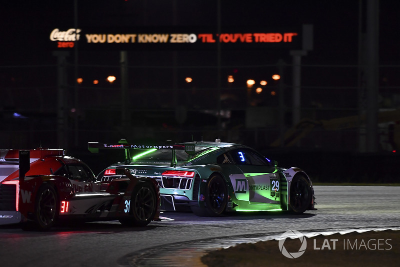 #29 Montaplast by Land-Motorsport Audi R8 LMS GT3: Christopher Mies, Sheldon van der Linde, Jeffrey Schmidt, Kelvin van der Linde