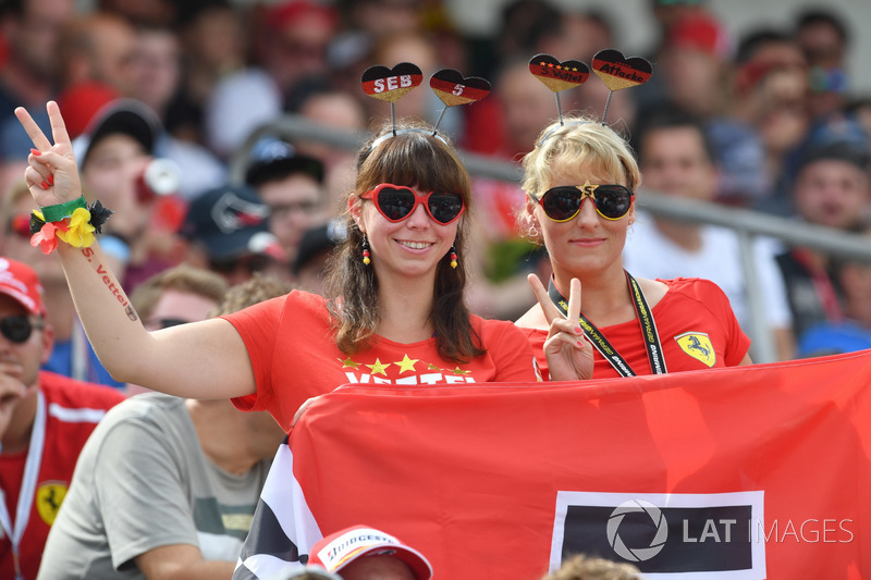 Fans Sebastian Vettel