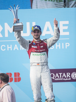 Daniel Abt, Audi Sport ABT Schaeffler, festeggia sul podio