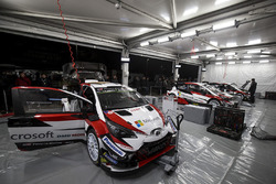 Le parc d'assistance Toyota Gazoo Racing