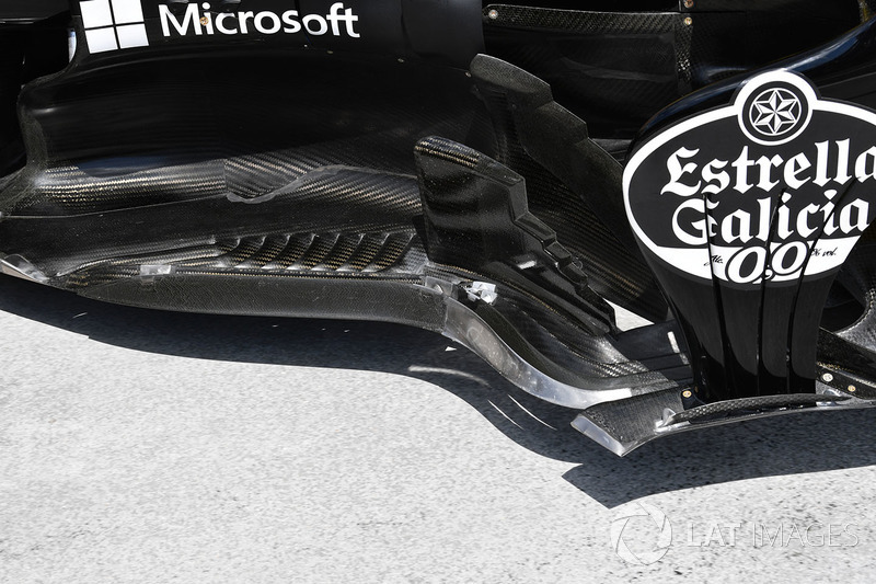 Renault Sport F1 Team R.S. 18 detalle de la barcaza