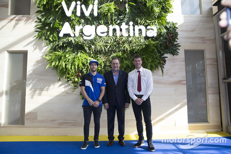 Franco Caimi, Ministro de Turismo de la Nación Gustavo Santos y Marc Coma