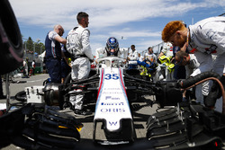 Sergey Sirotkin, Williams FW41, sur la grille
