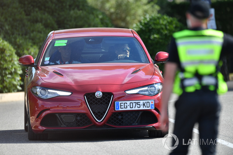 Marcus Ericsson, Sauber in a Alfa Romeo Giulia Quadrifoglio