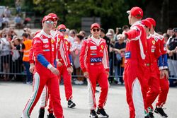 #52 AF Corse Ferrari 488 GTE EVO: Toni Vilander, Antonio Giovinazzi, Pipo Derani, #71 AF Corse Ferrari 488 GTE EVO: Davide Rigon, Sam Bird, Miguel Molina and #52 AF Corse Ferrari 488 GTE EVO: Toni Vilander, Antonio Giovinazzi, Pipo Derani