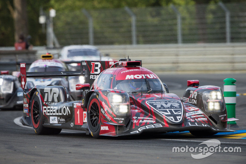 #1 Rebellion Racing Rebellion R-13: Andre Lotterer, Neel Jani, Bruno Senna
