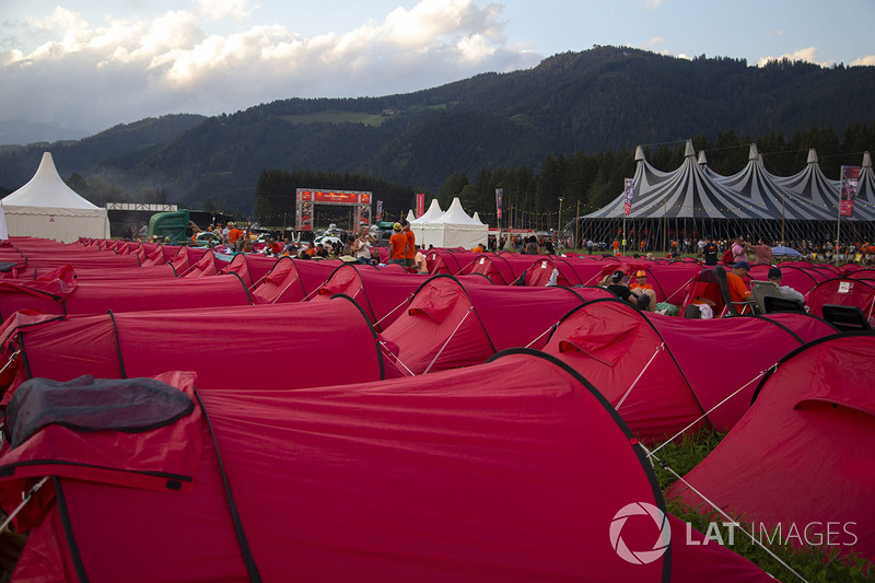 Campsite and atmosphere
