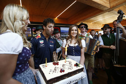 Daniel Ricciardo, Red Bull Racing fête son anniversaire