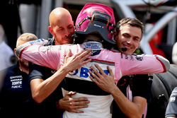 Esteban Ocon, Force India F1 dans le parc fermé