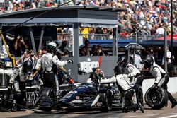 Jordan King, Ed Carpenter Racing Chevrolet, pit stop