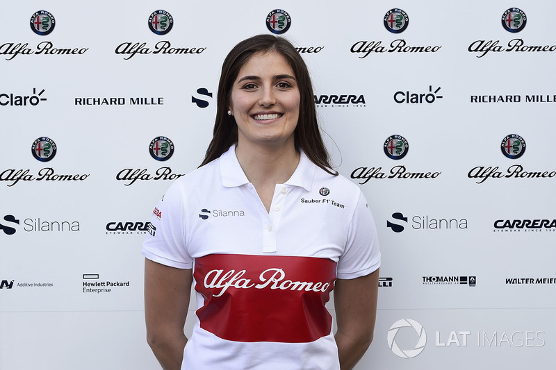 Tatiana Calderon, Alfa Romeo Sauber F1 Team Test Driver