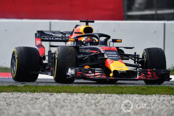 Max Verstappen, Red Bull Racing RB14 gira