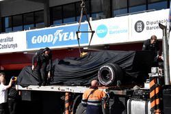 The car of Fernando Alonso, McLaren MCL33 back in pitlane