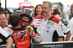 1. Cal Crutchlow, Team LCR Honda, mit Takaaki Nakagami, Team LCR Honda