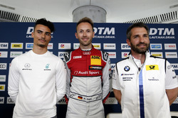 Persconferentie met Pascal Wehrlein, Mercedes-AMG Team HWA, René Rast, Audi Sport Team Rosberg, Timo Glock, BMW Team RMG