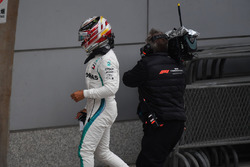 Lewis Hamilton, Mercedes-AMG F1 en parc ferme