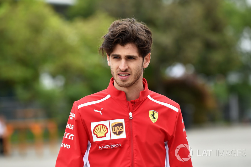 Antonio Giovinazzi, pilote d'essais et de réserve Ferrari