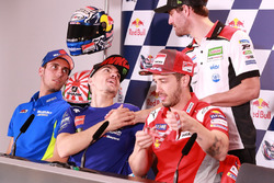 Alex Rins, Team Suzuki MotoGP, Maverick Viñales, Yamaha Factory Racing, Cal Crutchlow, Team LCR Honda, Andrea Dovizioso, Ducati Team
