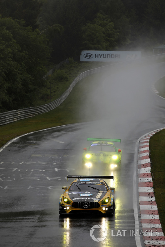 #4 Mercedes-AMG Team Black Falcon Mercedes-AMG GT3: Maro Engel, Adam Christodoulou, Manuel Metzger, Dirk Müller