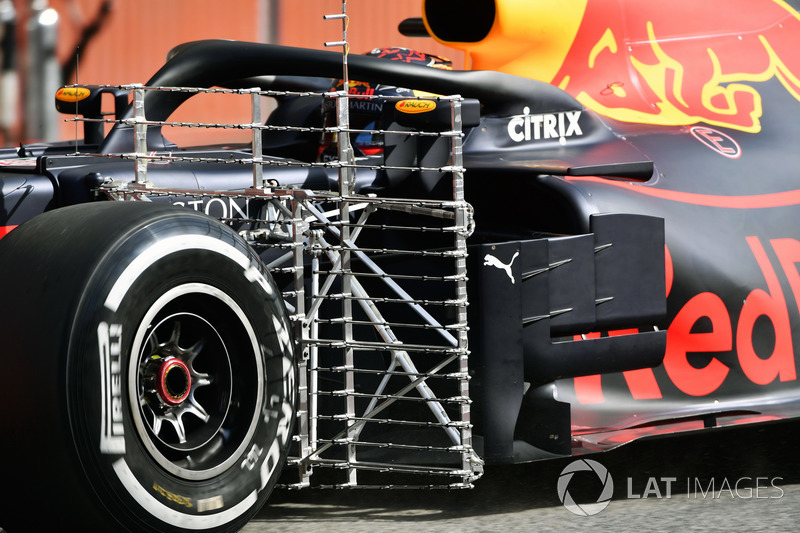 Max Verstappen, Red Bull Racing RB14 aero sensörü