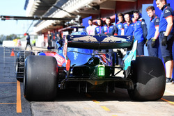 Scuderia Toro Rosso STR13, dettaglio posteriore