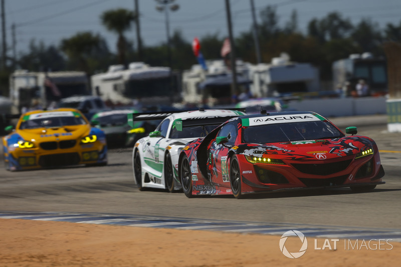 #93 Michael Shank Racing with Curb-Agajanian Acura NSX, GTD: Lawson Aschenbach, Justin Marks, Mario 