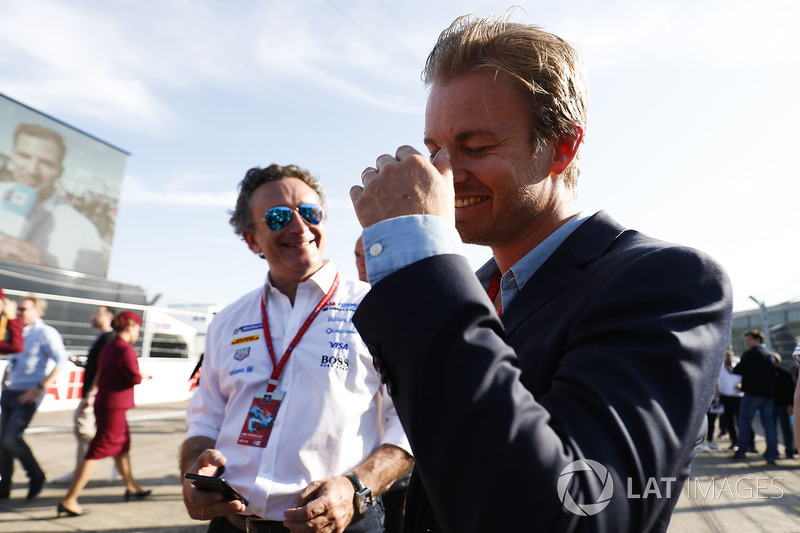 Alejandro Agag, PDG de la Formule E, Nico Rosberg, Champion du monde de Formule 1 et investisseur en Formule E