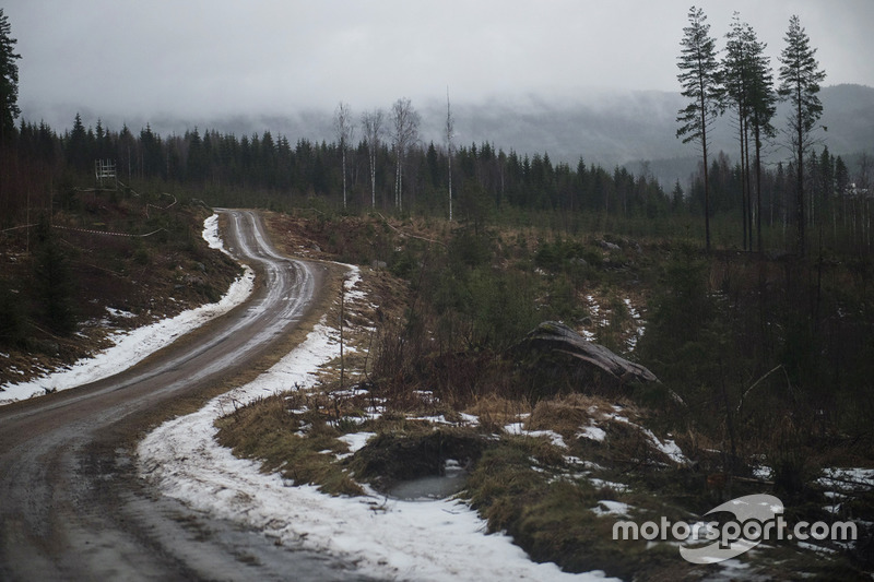 Parte de la ruta del rally