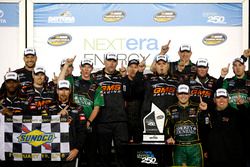 Ganador de la carrera: Johnny Sauter, GMS Racing Chevrolet