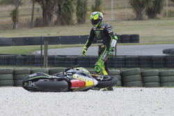 Sortie pour Pol Espargaro, Tech 3 Yamaha