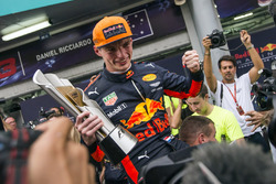 Racwinnaar Max Verstappen, Red Bull Racing viert feest