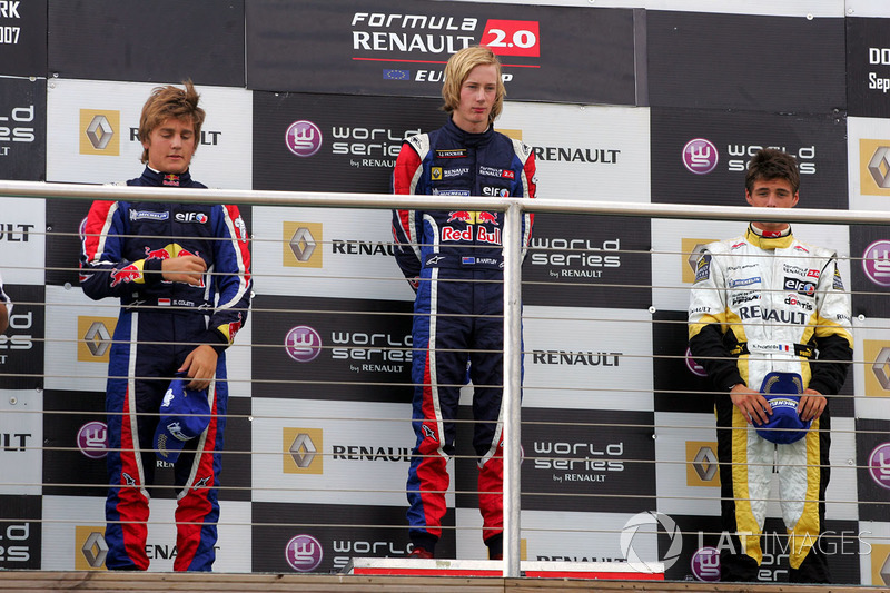 Podyum: Yarış galibi Brendon Hartley, Epsilon Red Bull Team, 2. Stefano Coletti, Epsilon Euskadi, 3.