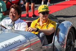 Nico Hulkenberg, Renault Sport F1 Team tijdens de rijdersparade