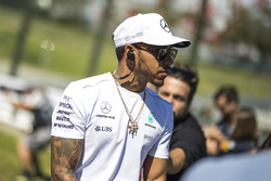 Lewis Hamilton, Mercedes AMG F1 on the drivers parade