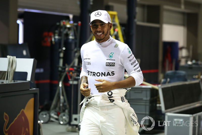 Race winner Lewis Hamilton, Mercedes AMG F1